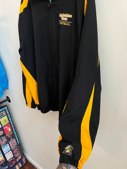 1990s Appalachian State Football Russell Athletics Full Zip Windbreaker (XL)