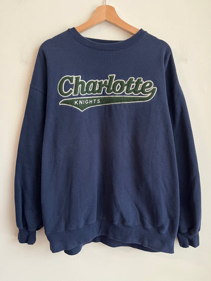 2000s Charlotte Knights Embroidered Crewneck (XL)