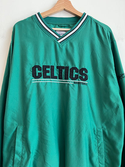 2000s Boston Celtics Reebok Green Windbreaker (L)