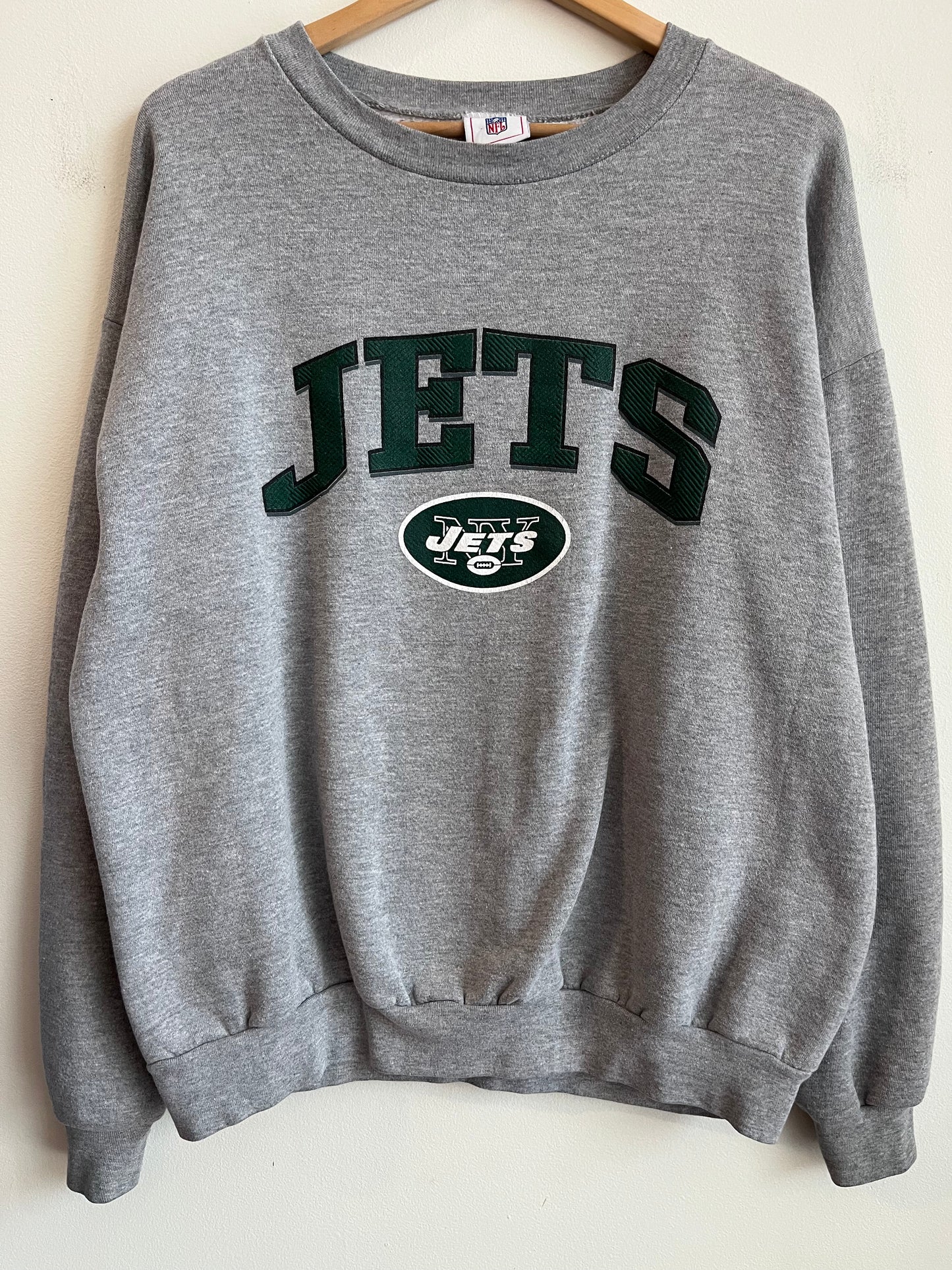 2000s New York Jets Grey Crewneck (XL)