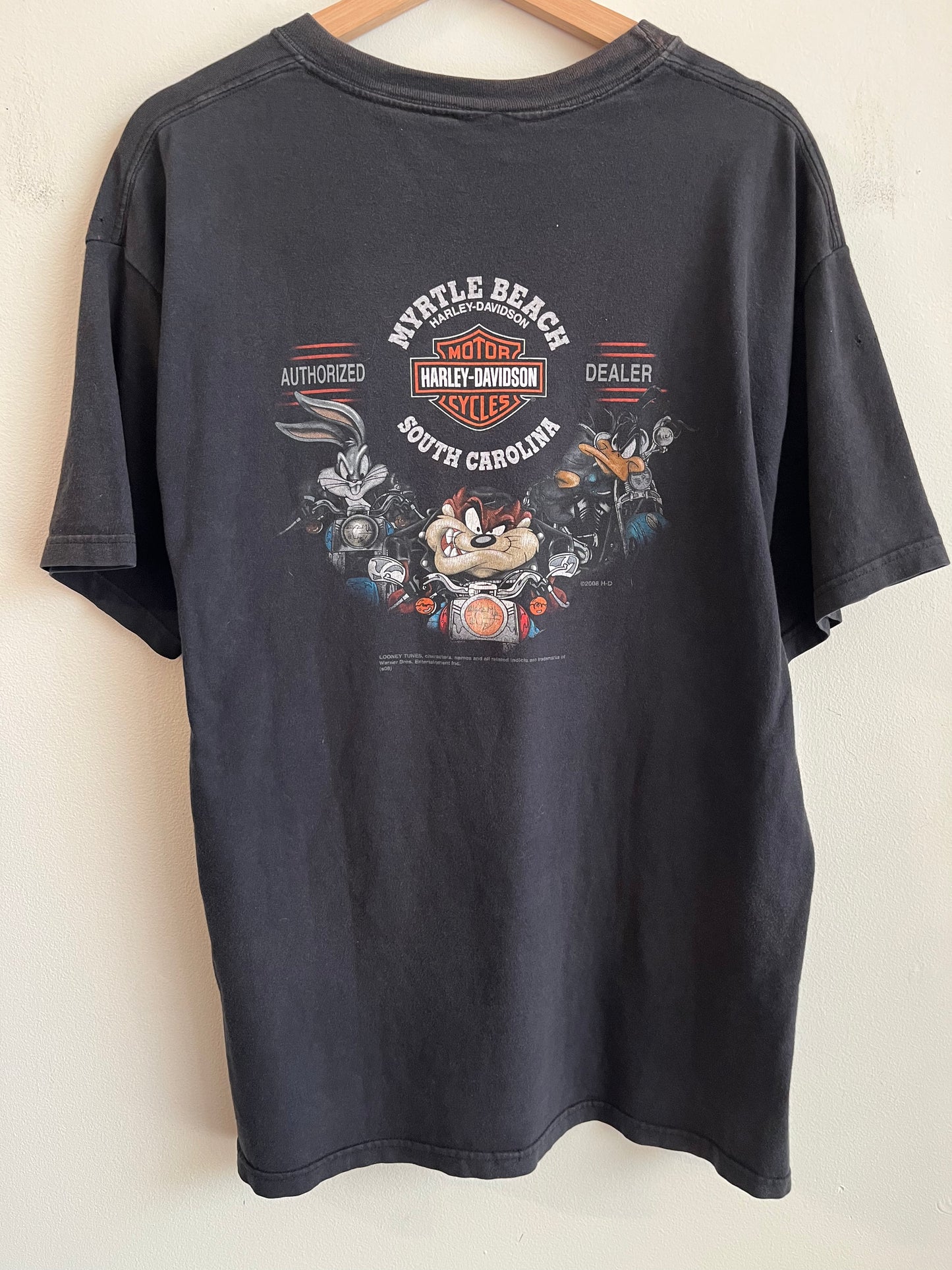 2008 Looney Tunes Harley Graphic Tee (L)