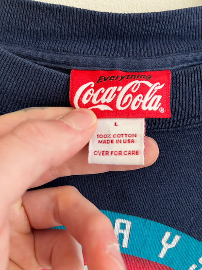 1997 Coca Cola Always Navy Tee (L)