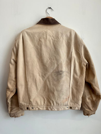 1990s Dickies Faded Distressed Tan Jacket (L)