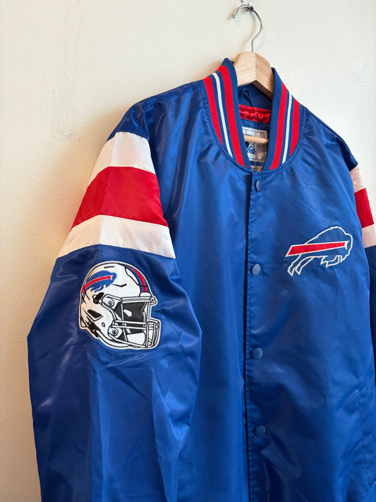 00s Buffalo Bills Starter Satin Jacket (L)