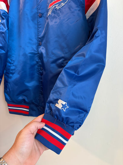 00s Buffalo Bills Starter Satin Jacket (L)