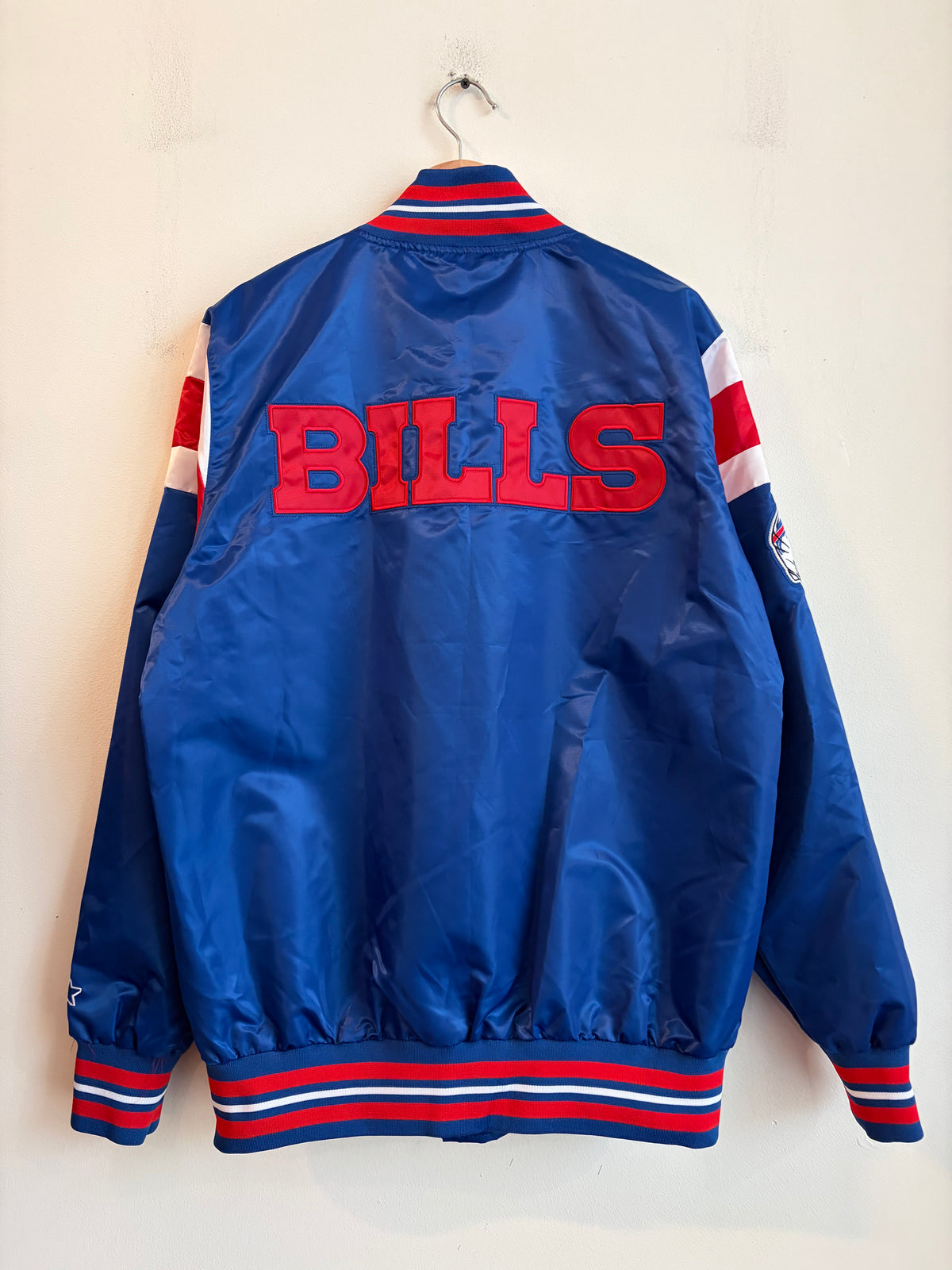 00s Buffalo Bills Starter Satin Jacket (L)