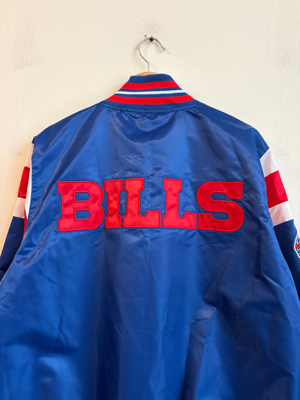 00s Buffalo Bills Starter Satin Jacket (L)