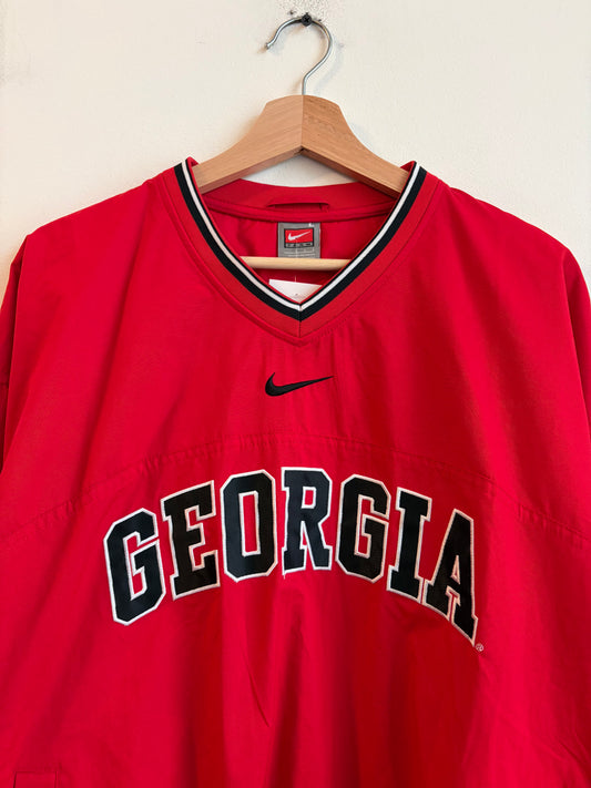00s Georgia Bulldogs Nike Center Swoosh Windbreaker (L)