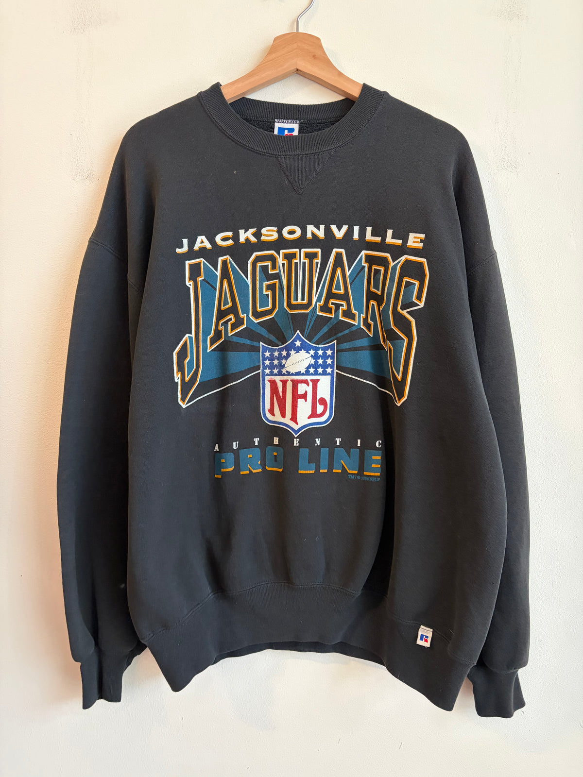 1994 Jacksonville Jaguars Russell Pro Line Crewneck (XL)