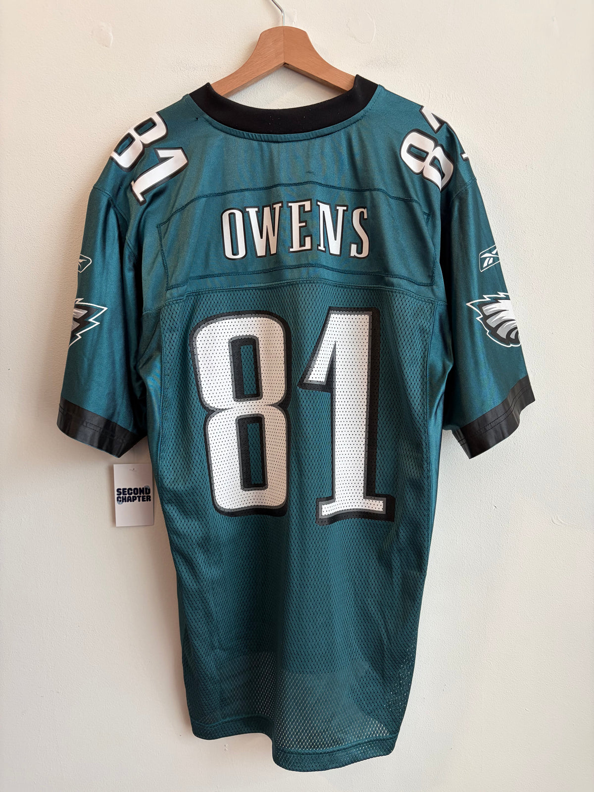 00s Owens 81 M Eagles Jersey