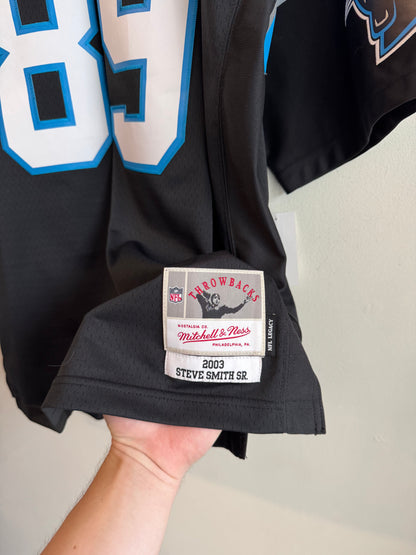 2010s Carolina Panthers Steve Smith Mitchell & Ness Jersey (XL)