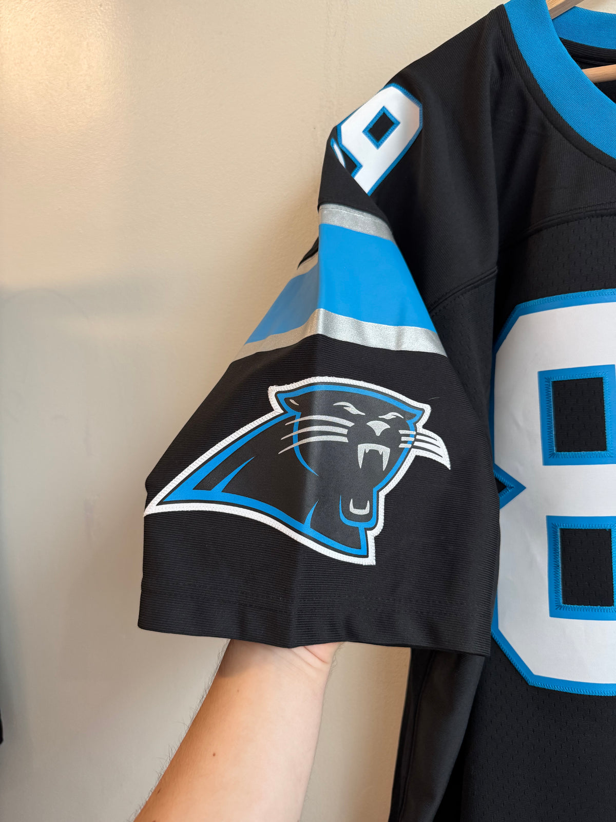 2010s Carolina Panthers Steve Smith Mitchell & Ness Jersey (XL)