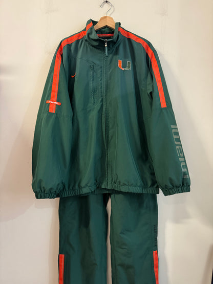 00s Miami Hurricanes Nike Full Track Suit (M/L)