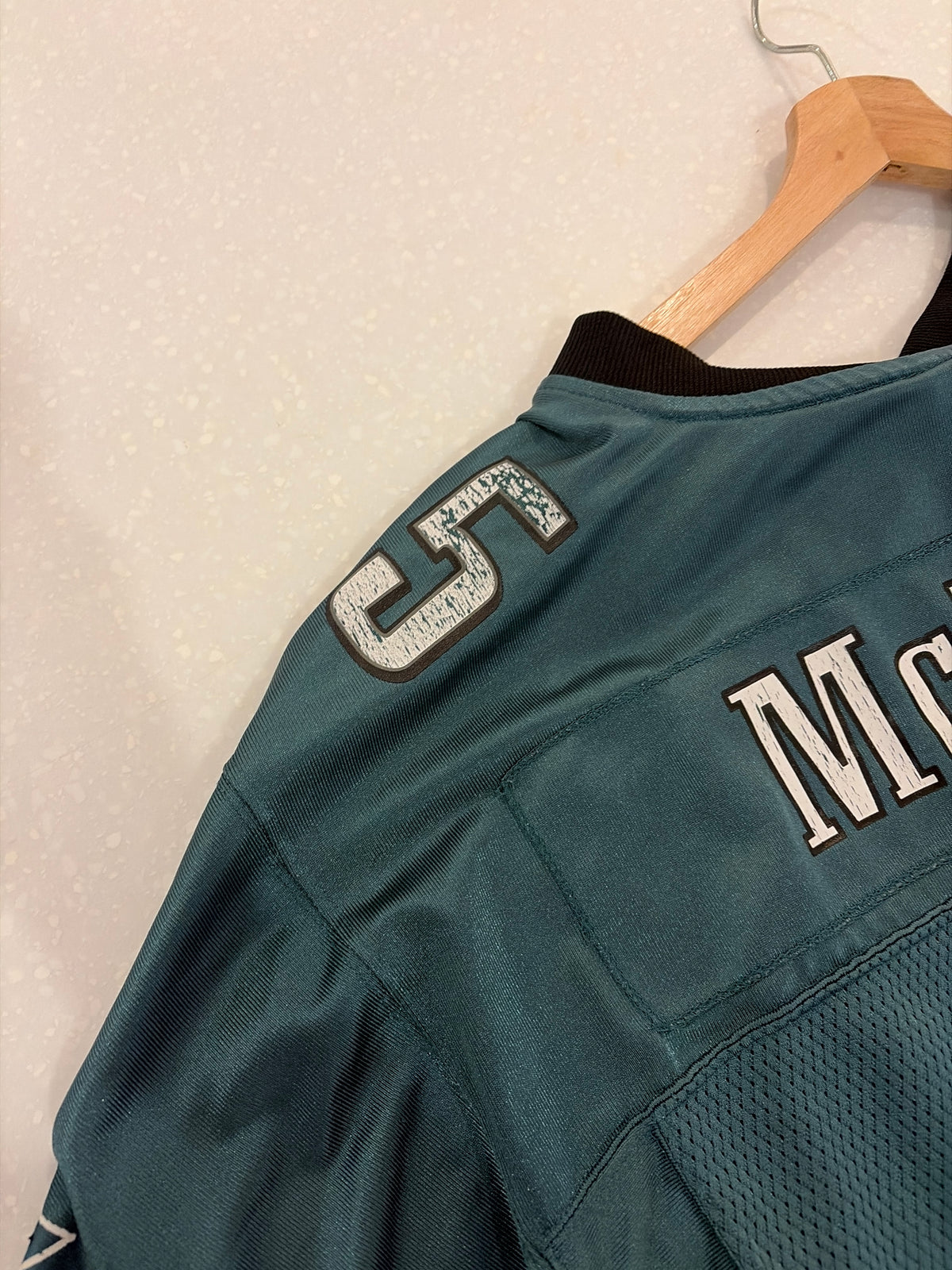 00s Philadelphia Eagles Donovan McNabb Cracked Reebok Jersey (M)