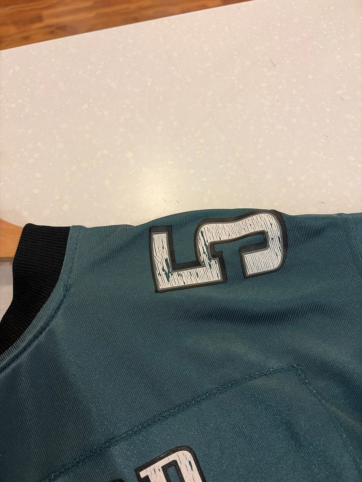 00s Philadelphia Eagles Donovan McNabb Cracked Reebok Jersey (M)
